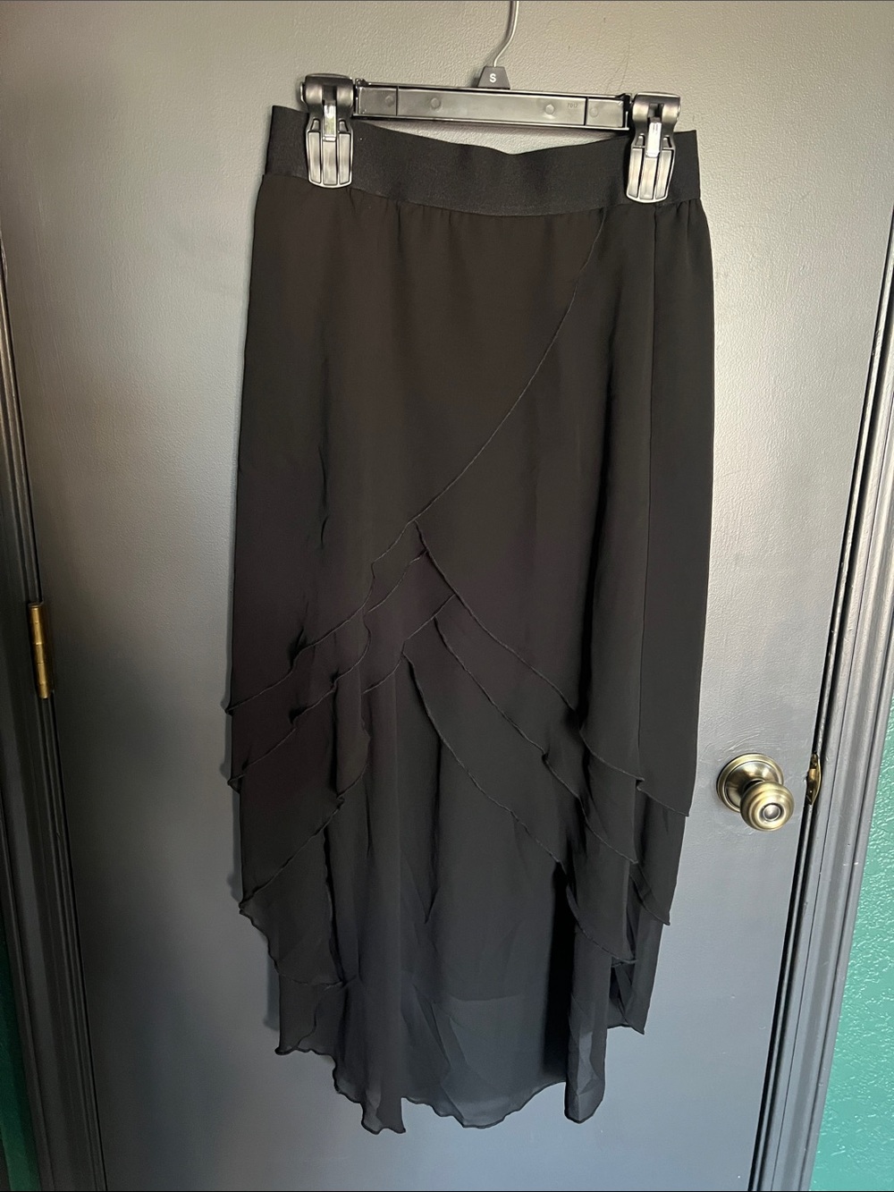 Halara - NWT Black Layered Sheer Skirt